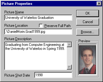 Picture Properties Dialog